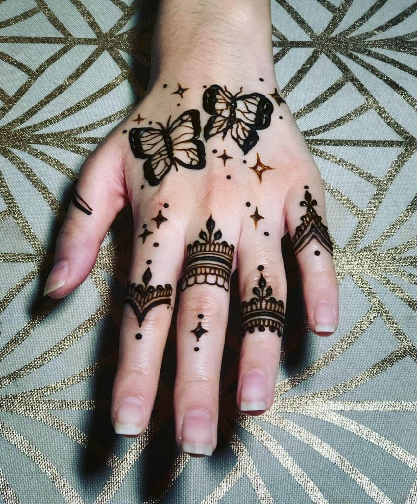 Butterfly Henna Tattoo