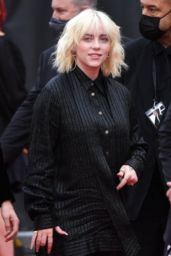 Billie Eilish Didn't Feel Sexy as Blonde 601 'No Time To Die' World Premiere, Royal Albert Hall, London, UK - September 28, 2021