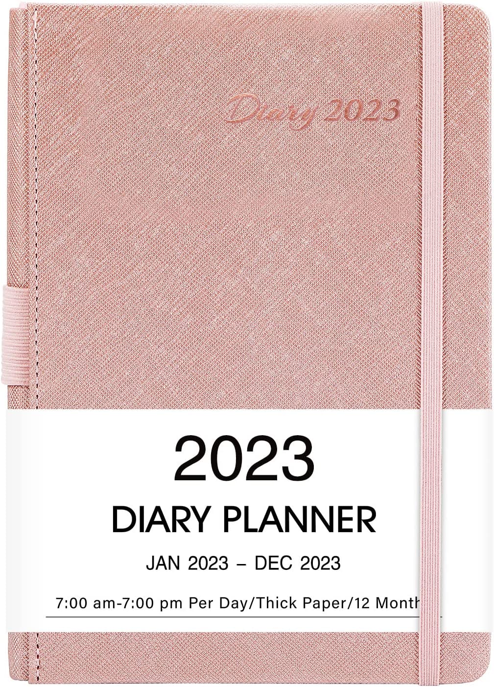 Diary a page per day pink by Artfan