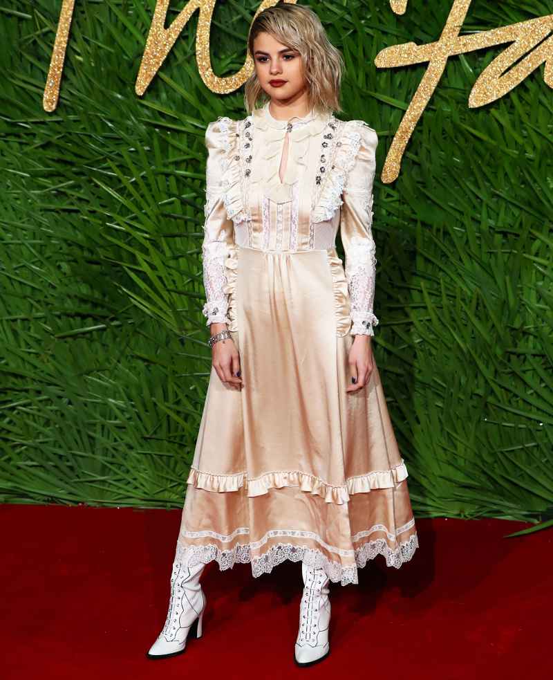 Selena Gomezs All Time Best Style Moments See Her Fashion Evolution British Fashion Awards Dec 2017