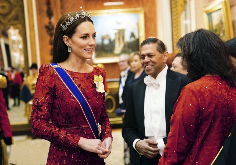 Princess Kate Tiara 754 Royals, London, United Kingdom - 06 December 2022 Britain's Kate, Princess of Wales during a Diplomatic Corps reception at Buckingham Palace in London