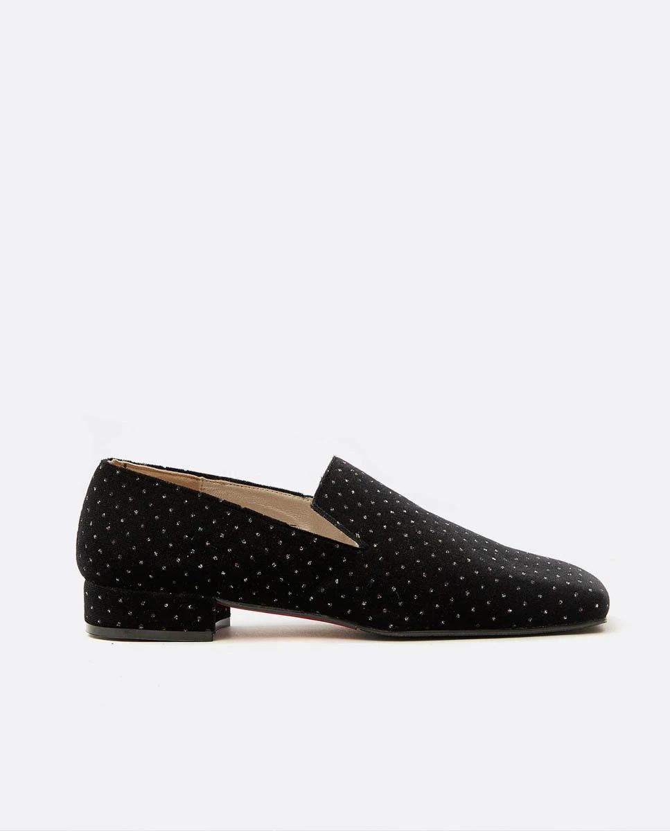 Cuplé studded slippers in black