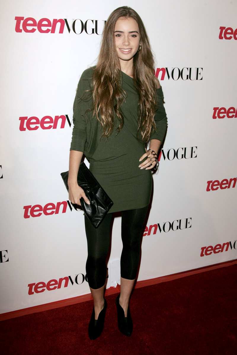 Teen Vogue Young Hollywood Issue Party 2006 Lily Collins Dramatic fashion evolution over the years