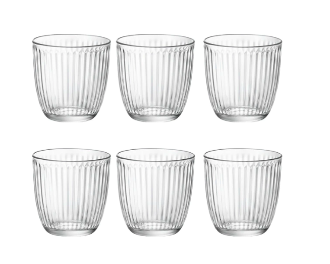 Set of 6 low Padova glasses El Corte Inglés