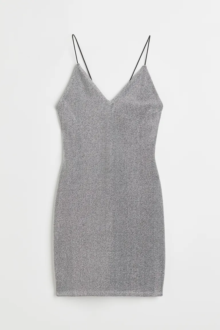 H&M open back dress