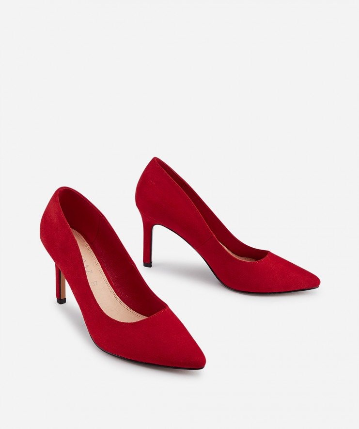 RED SUEDE LOUNGE SHOE