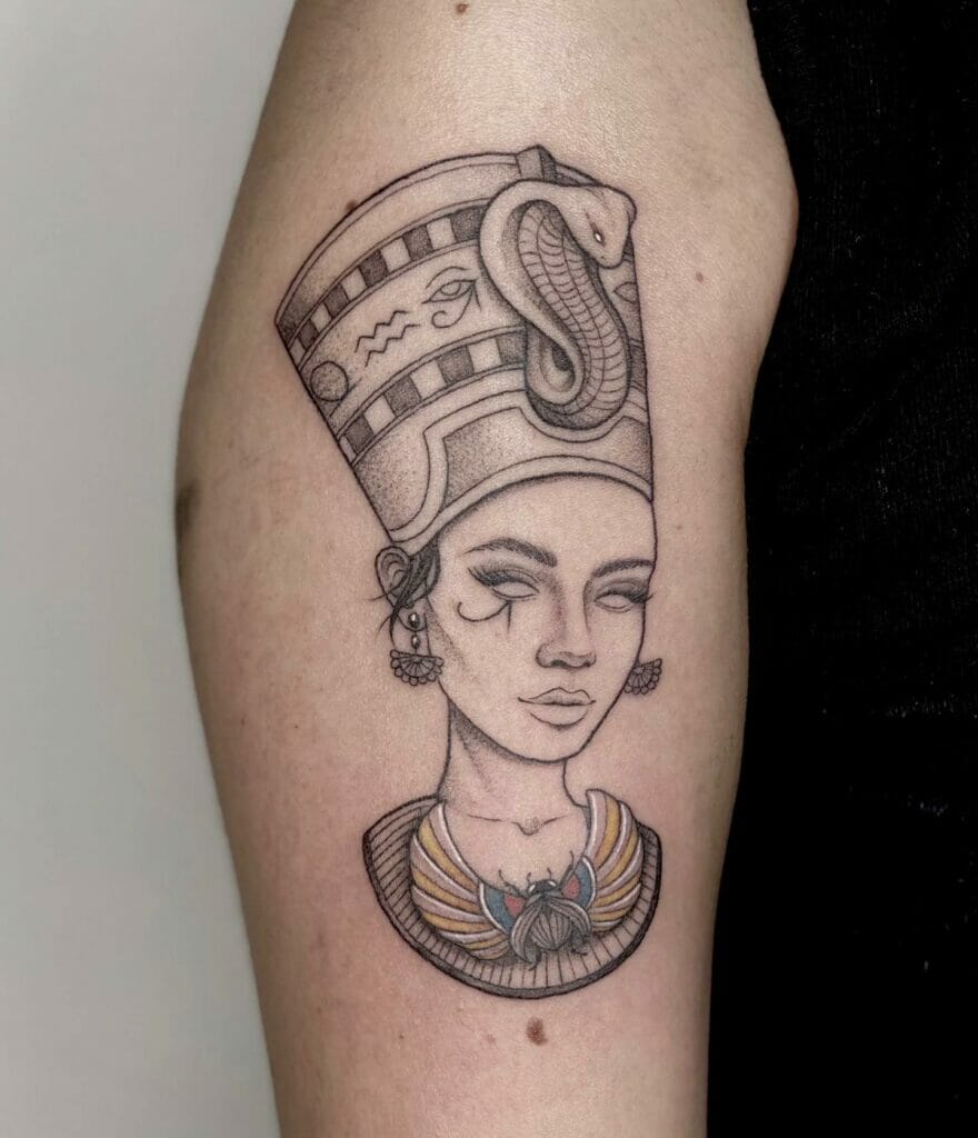 Minimalist Queen Tattoo