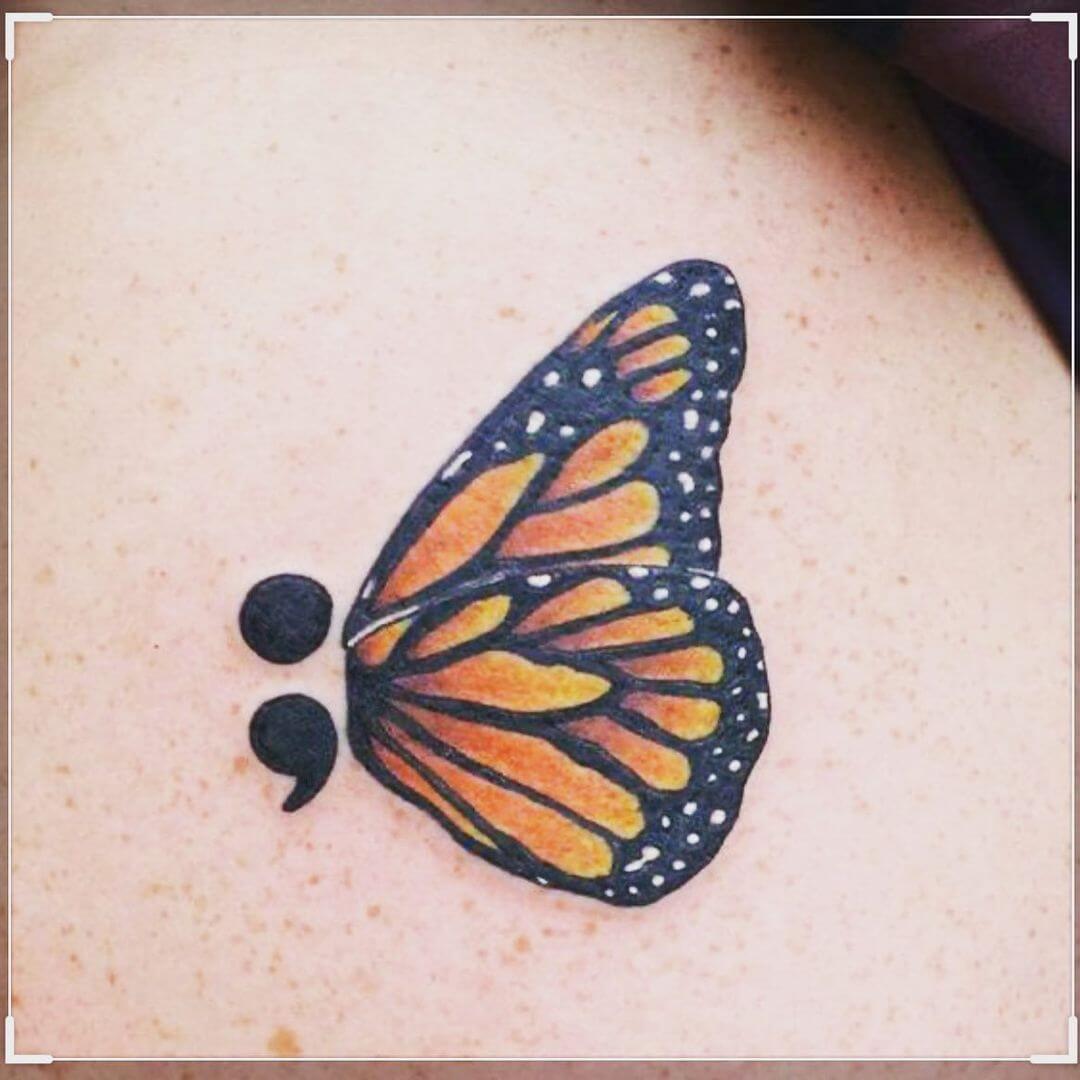 Die 10 besten Semikolon-Schmetterlings-Tattoo-Ideen, die Sie sehen müssen, um zu glauben!
+2023