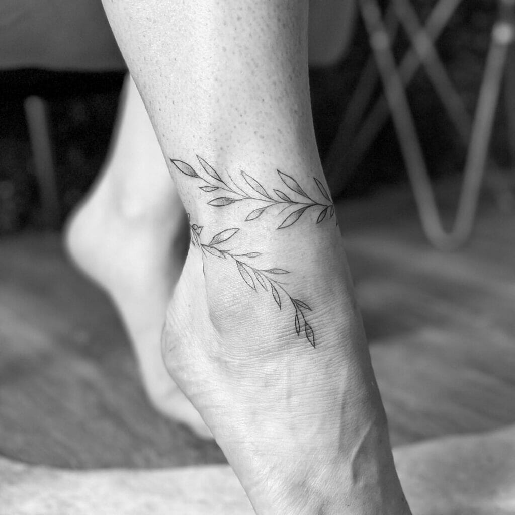 Leaf Vine Tattoo