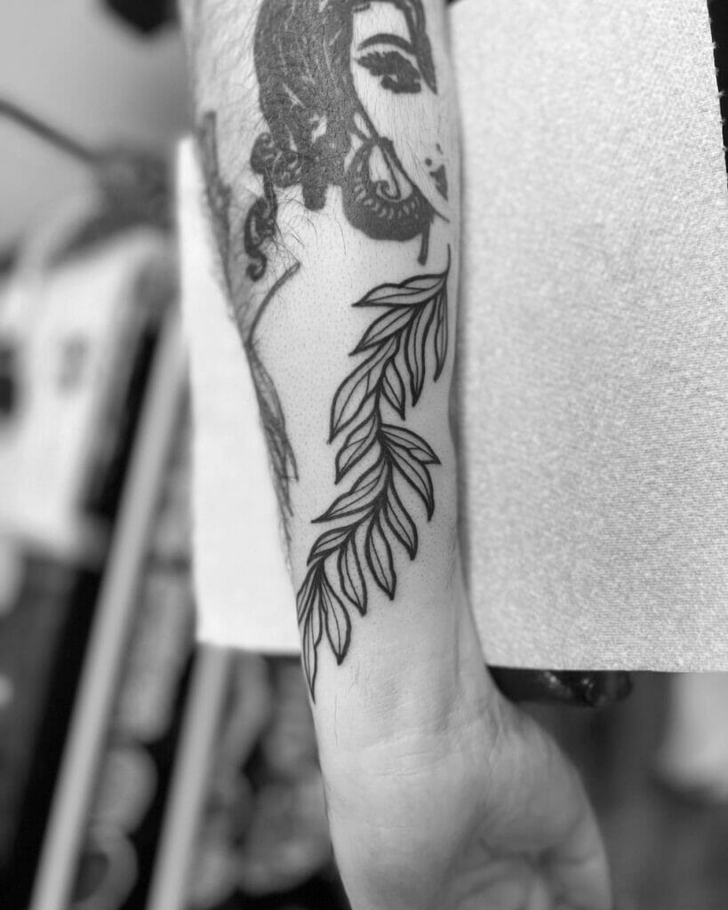 Leaf Vine Tattoo