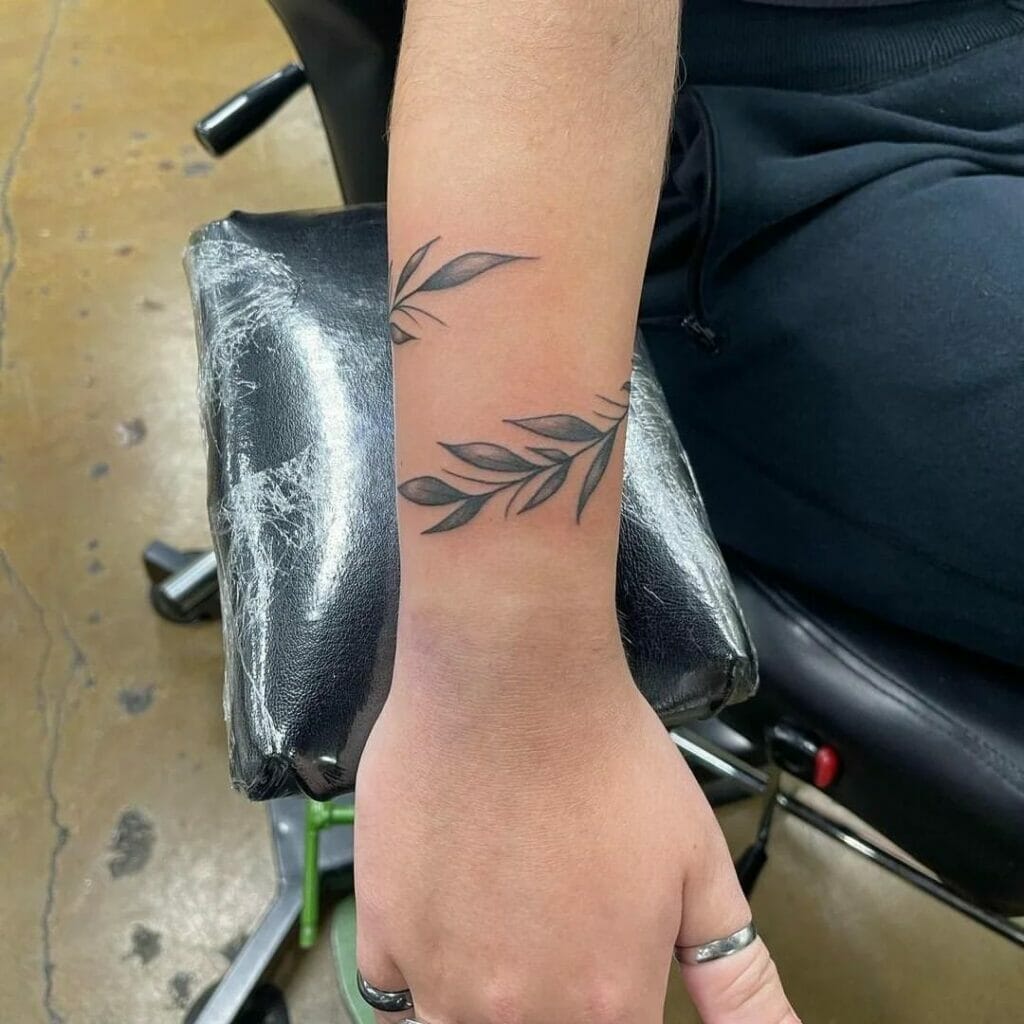 Leaf Vine Tattoo