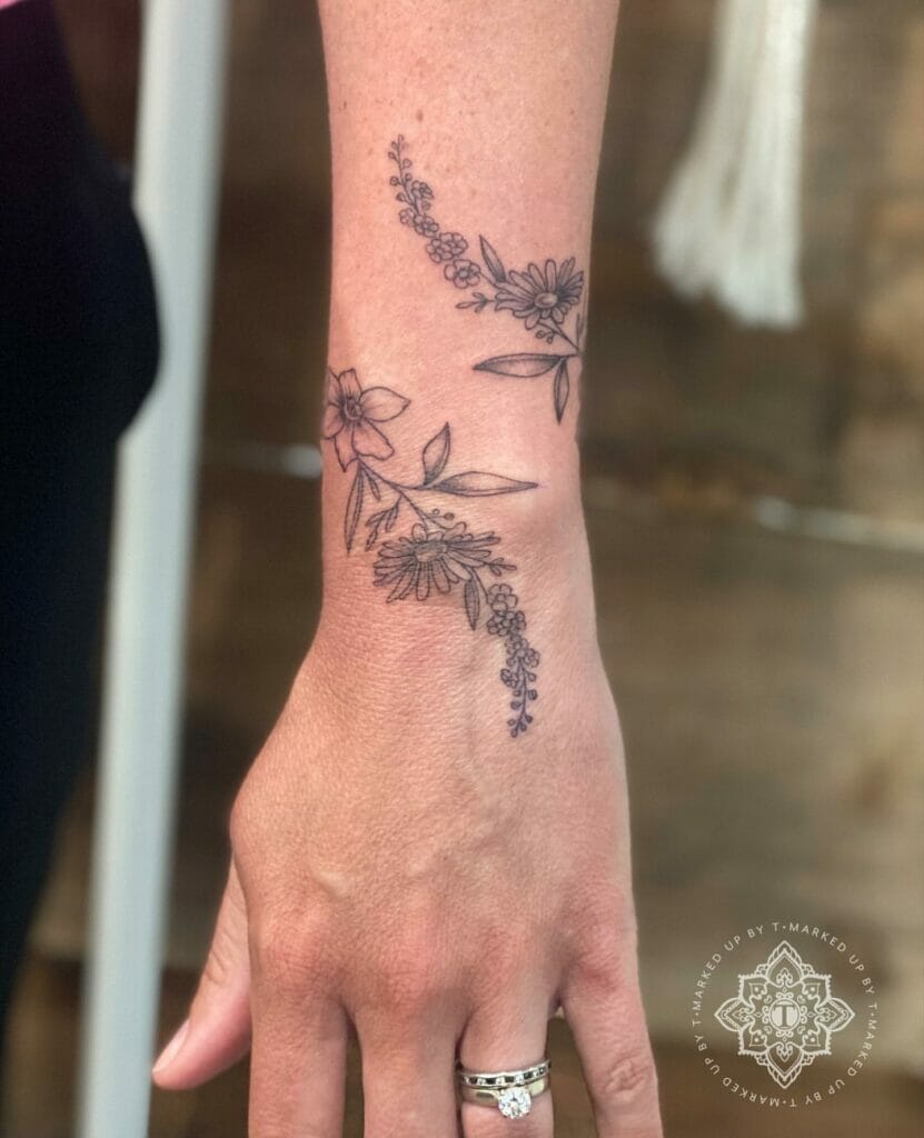 Leaf Vine Tattoo