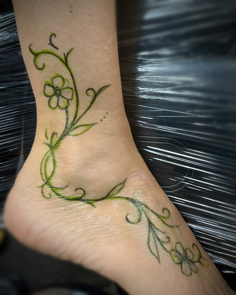 Leaf Vine Tattoo