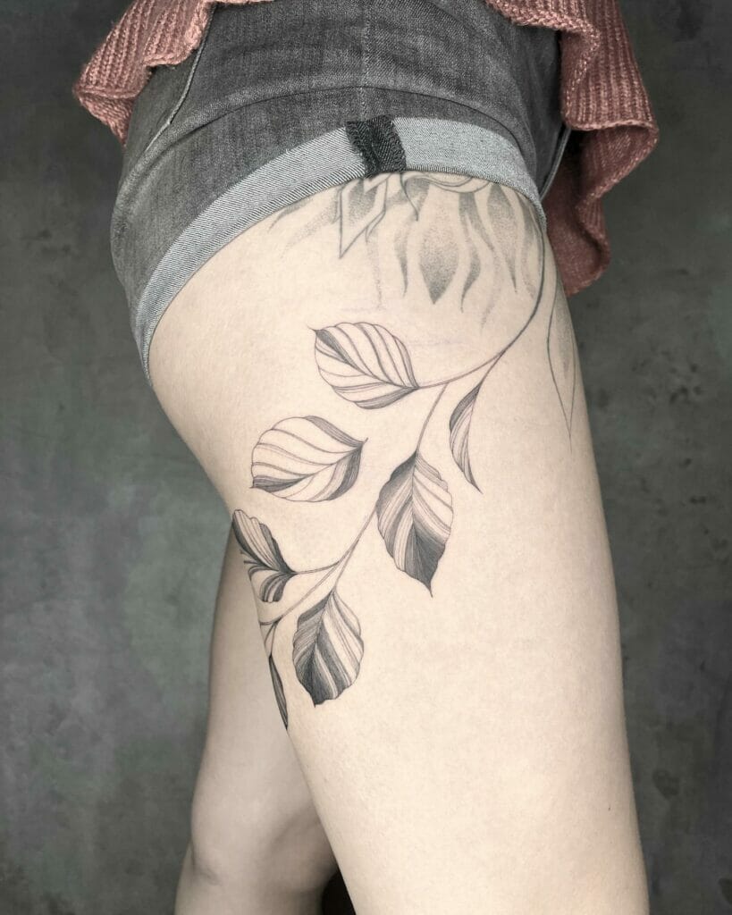 Leaf Vine Tattoo