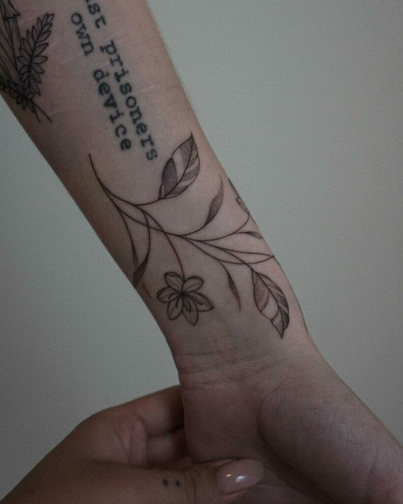 Leaf Vine Tattoo