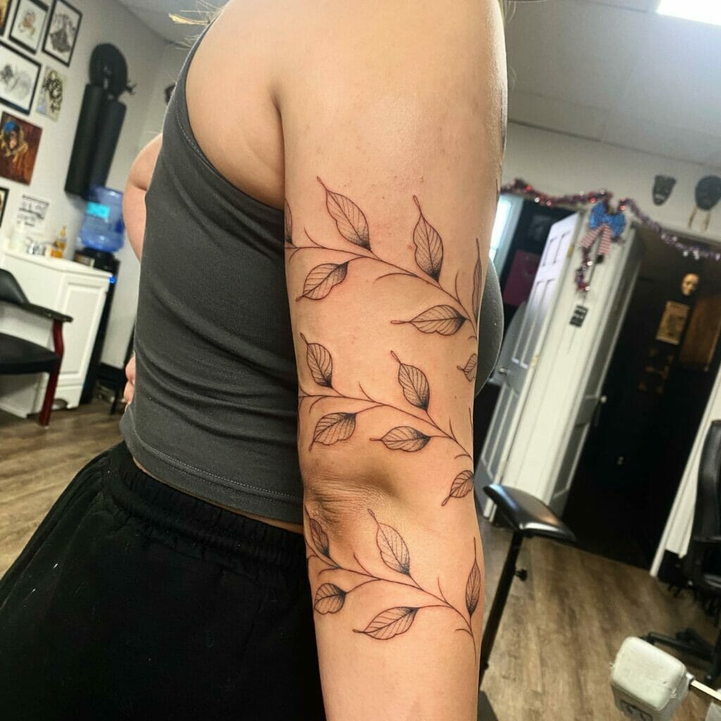 Leaf Vine Tattoo