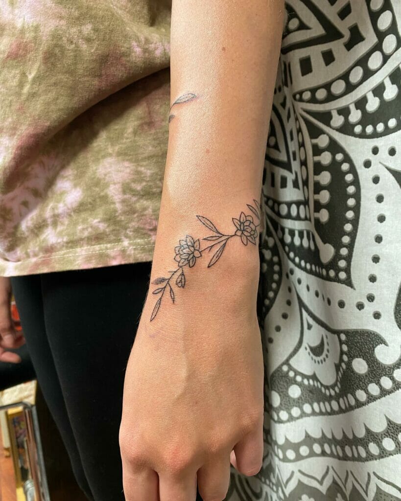 Leaf Vine Tattoo