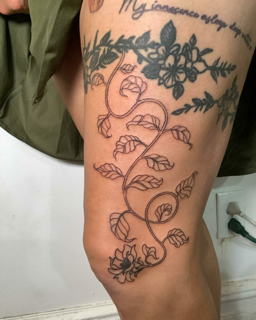 Leaf Vine Tattoo