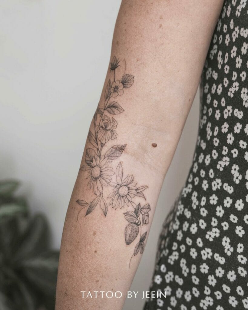 Leaf Vine Tattoo