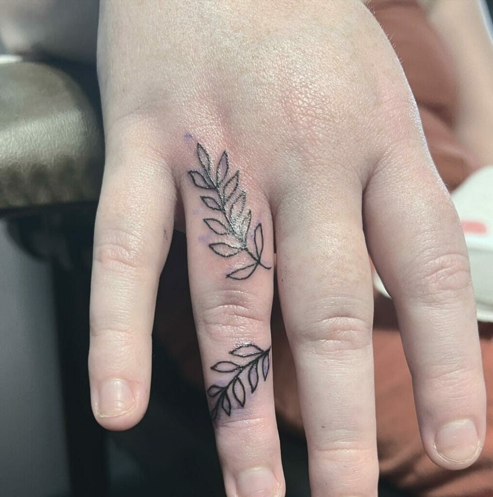 Leaf Vine Tattoo