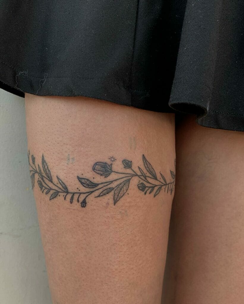 Leaf Vine Tattoo