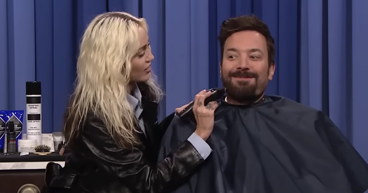 Miley Cyrus shaves Jimmy Fallon’s beard on The Tonight Show

+2023