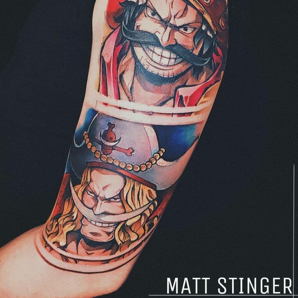 Whitebeard vs. Gol D. Roger Tattoo