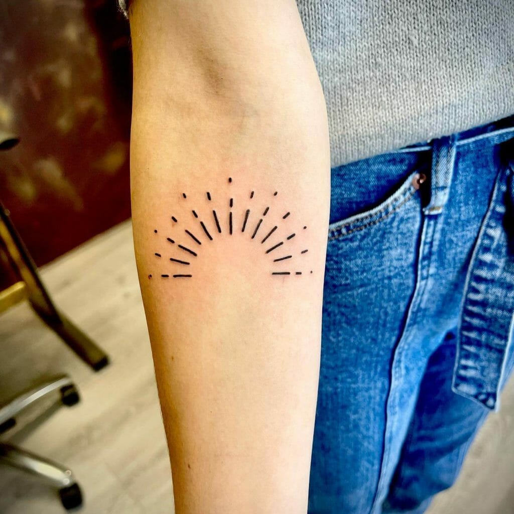 Nice sun tattoo