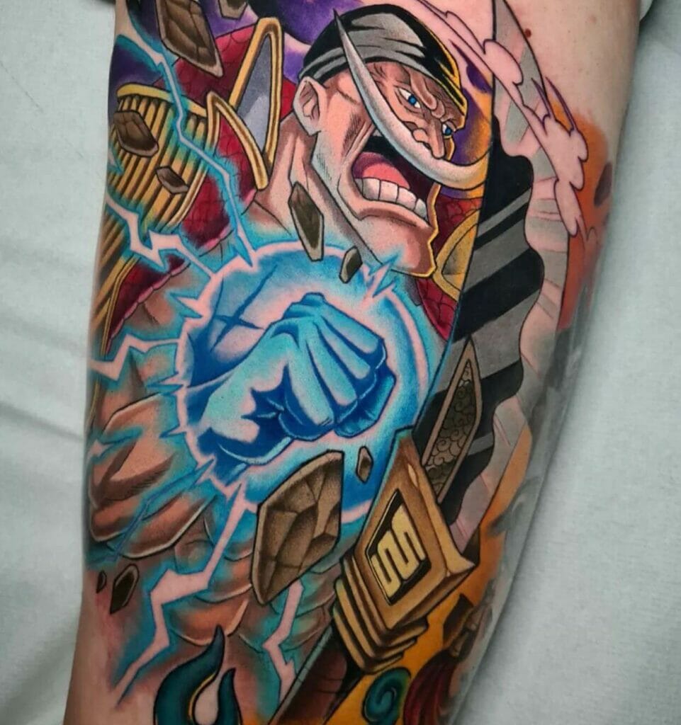 Whitebeard sleeve tattoo