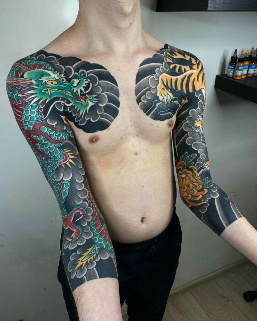 Japanese snake tattoos