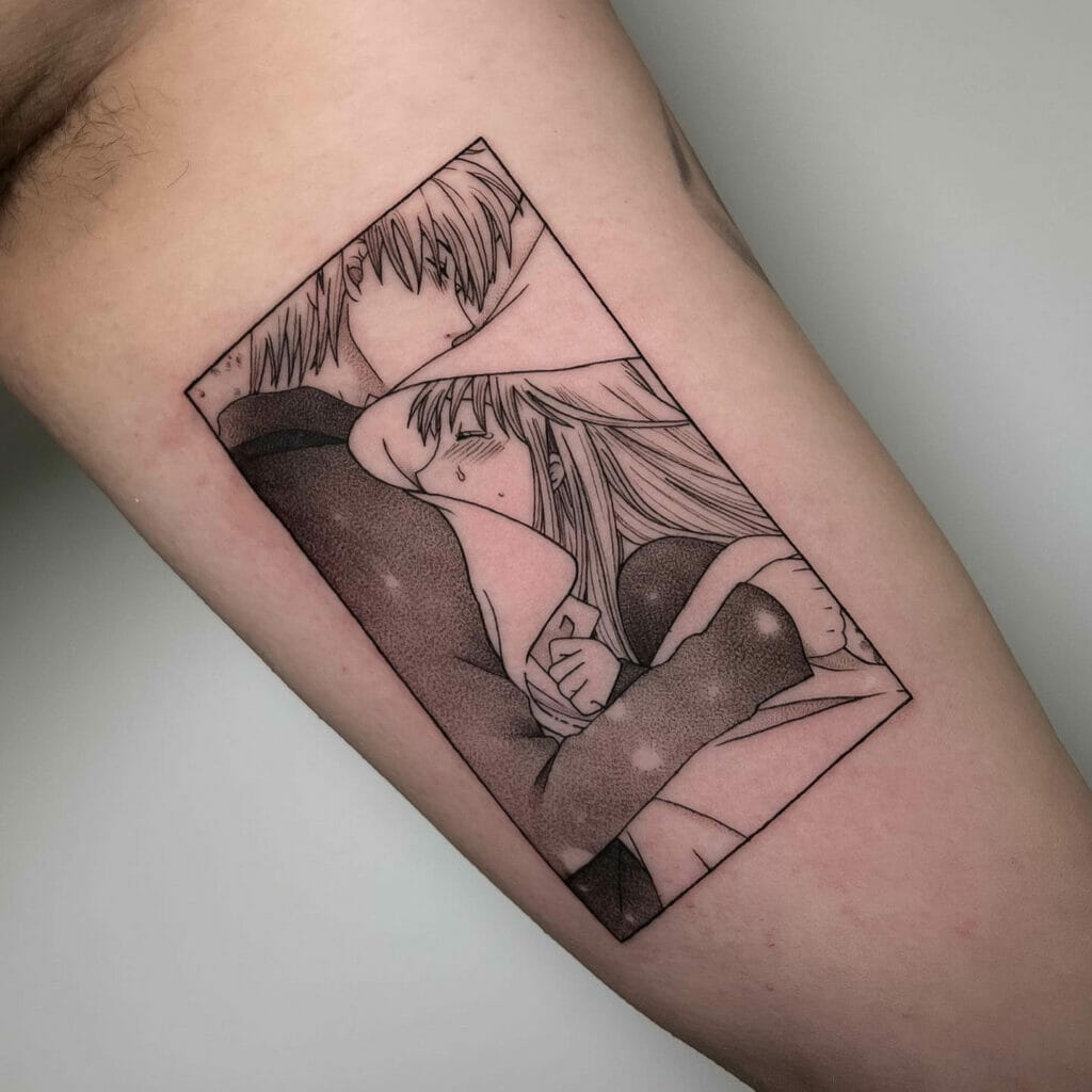 The classic tattoo of Kyo and Tohru
