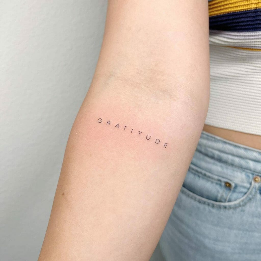 Inspirational Micro Tattoo