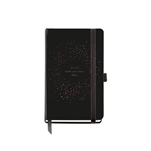 Miquelrius - Annual agenda 2023 - Day Page - Passport size 90 x 140 mm - Hard cover - Sewn binding - Spanish, English and Portuguese - Milky Way, MR31592