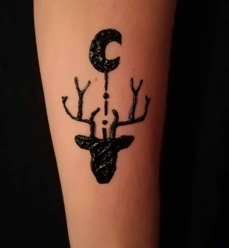 Deer Henna Tattoo