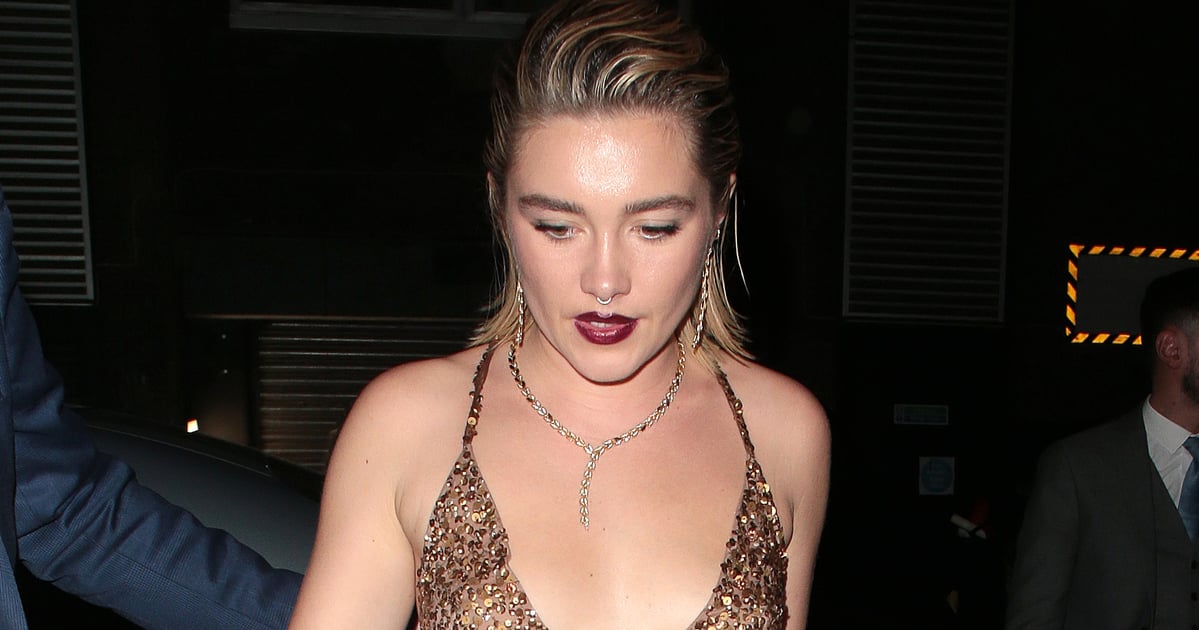 Florence Pugh Gold Valentino Dress Fashion Awards Afterparty

+2023