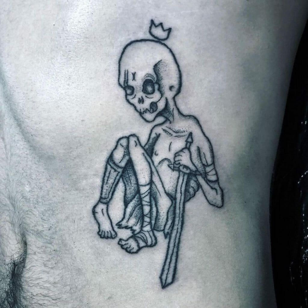 A Battle King Corpse Tattoo