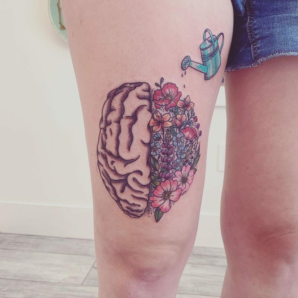 A thriving brain tattoo