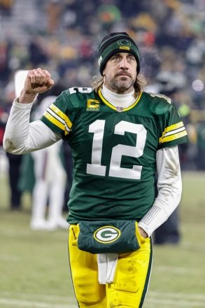 Green Bay Packers quarterback Aaron Rodgers (12) reacts as he leaves the field after an NFL game against the Minnesota Vikings Sunday, January 2, 2022, in Green Bay, Wis. Vikings Packers Football, Green Bay, United States - January 03, 2022 leaves