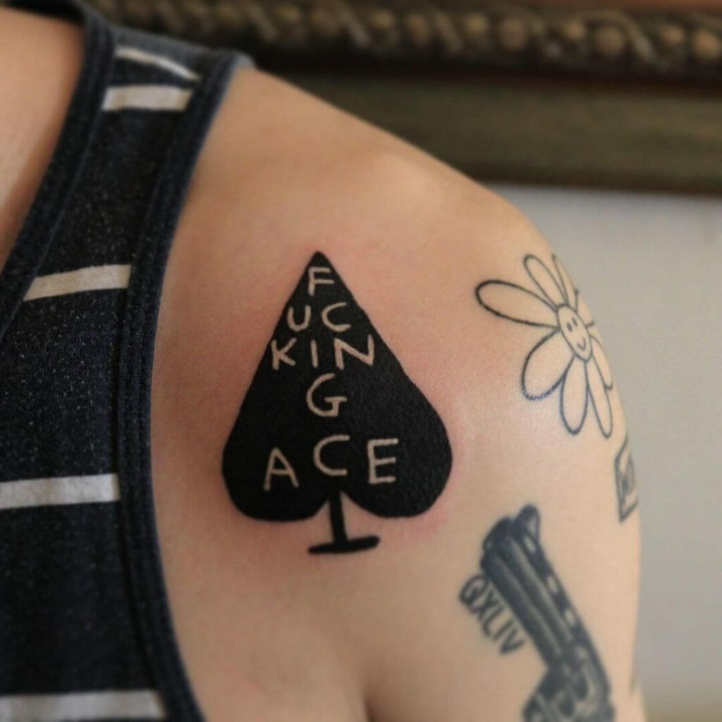 Ace of spades tattoo