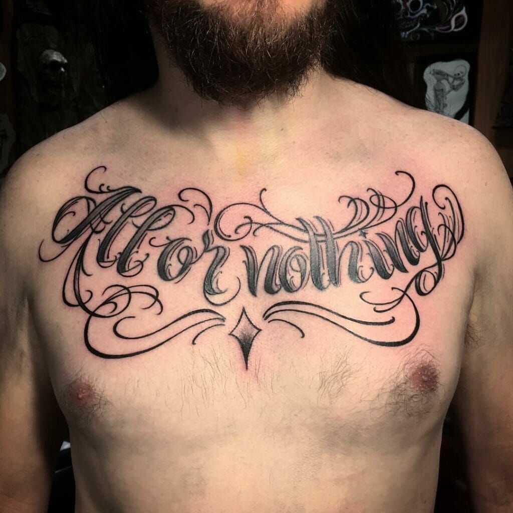 All or nothing tattoo
