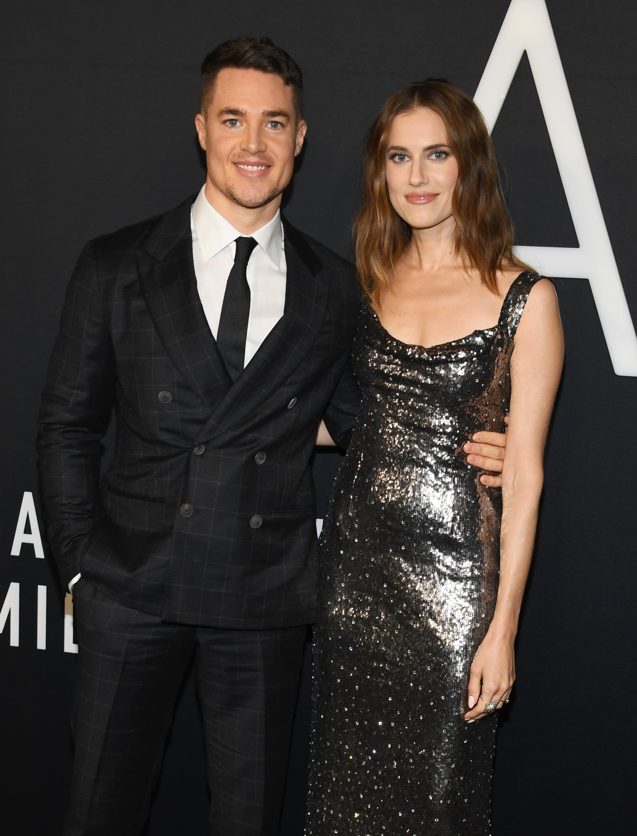 HOLLYWOOD, CALIFORNIA - DECEMBER 7: (LR) Alexander Dreymon and Allison Williams attend Universal Pictures' Los Angeles Premiere 