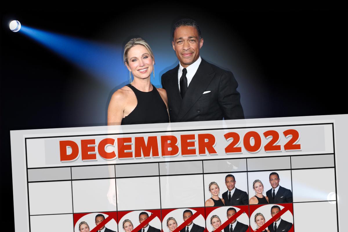 Are Amy Robach and TJ Holmes on ‘GMA3’ today, December 13th?

+2023