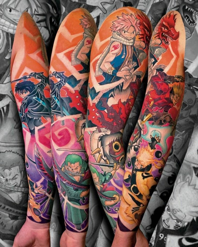 Anime Crossover SAO Tattoo