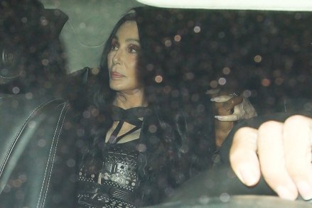 *EXCLUSIVE* Malibu, CA - After The Nice Guy nightclub, Cher and Alexander Edwards were seen arriving at Cher's house to spend the night together in Malibu.  Pictured: Cher, Alexander Edwards BACKGRID USA 3 NOVEMBER 2022 USA: +1 310 798 9111 / usasales@backgrid.com UK: +44 208 344 2007 / uksales@backgrid.com *