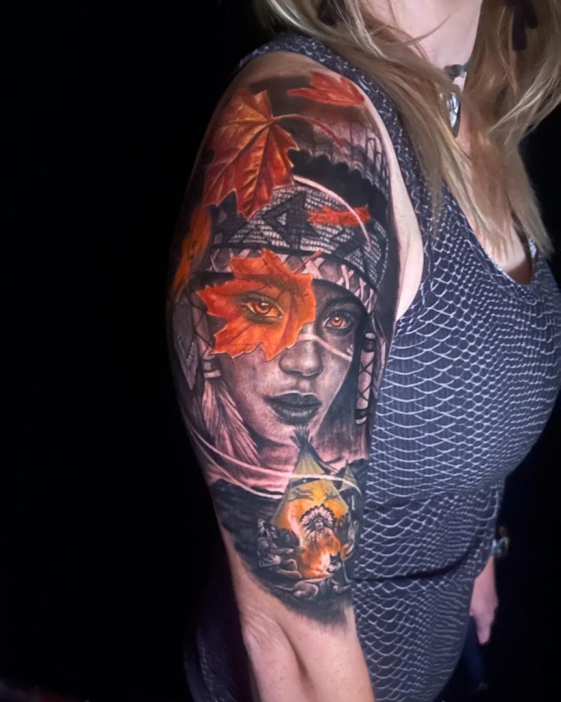 Cover-Up-Tattoo-Arm-Hülse