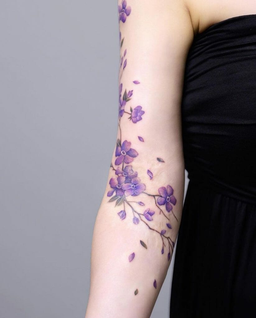 Creative daisy tattoo