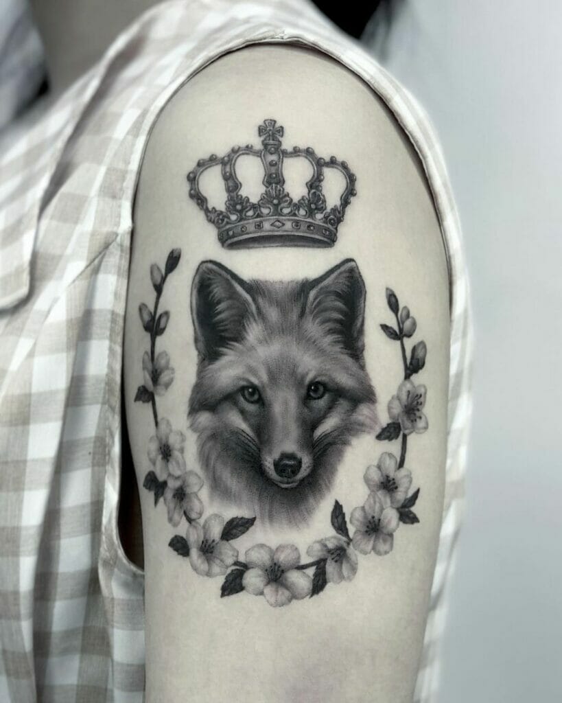 Crown Arm Tattoo