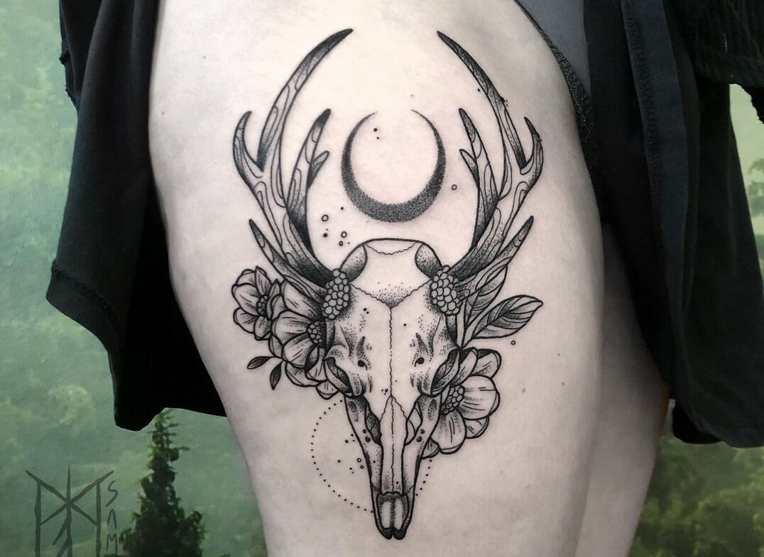 101 Best Deer Skull Tattoo Ideas You Have To See To Believe!

+2023