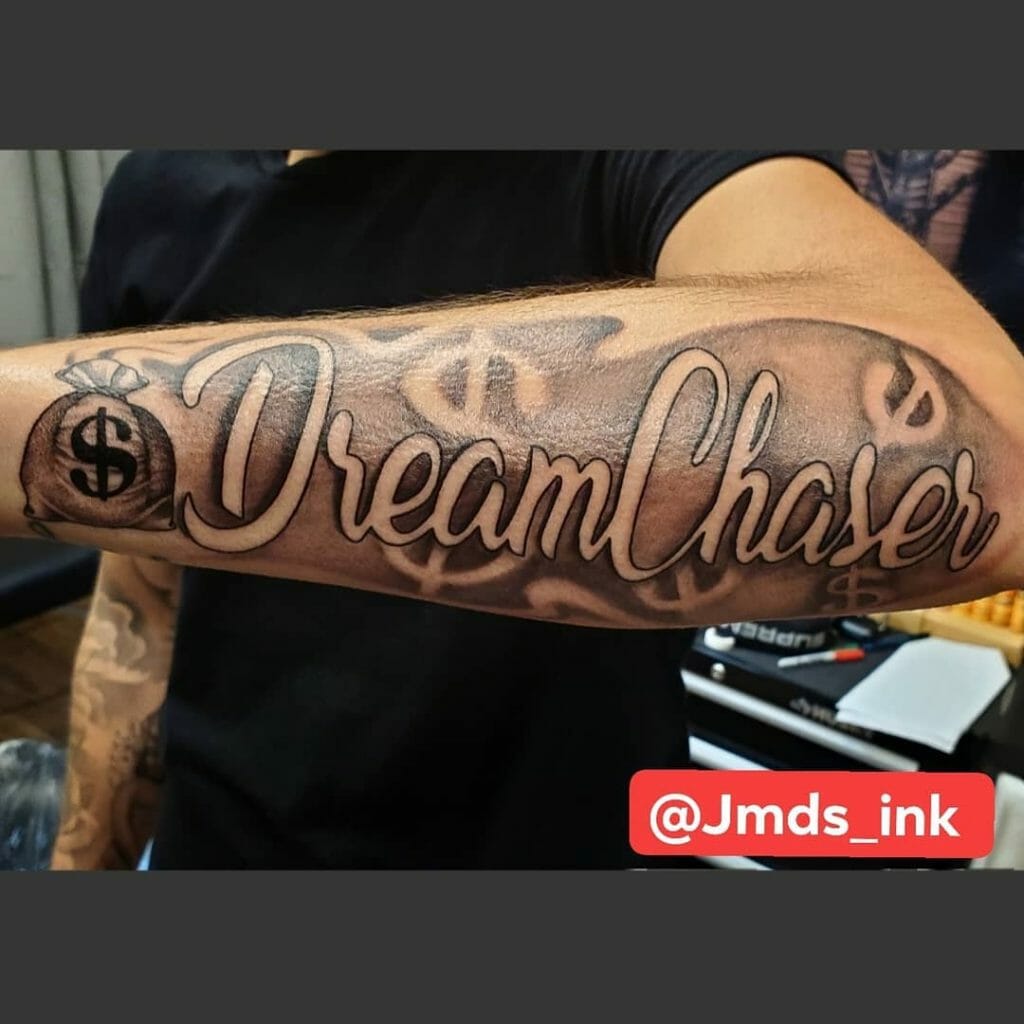 Dollar dream hunter tattoo