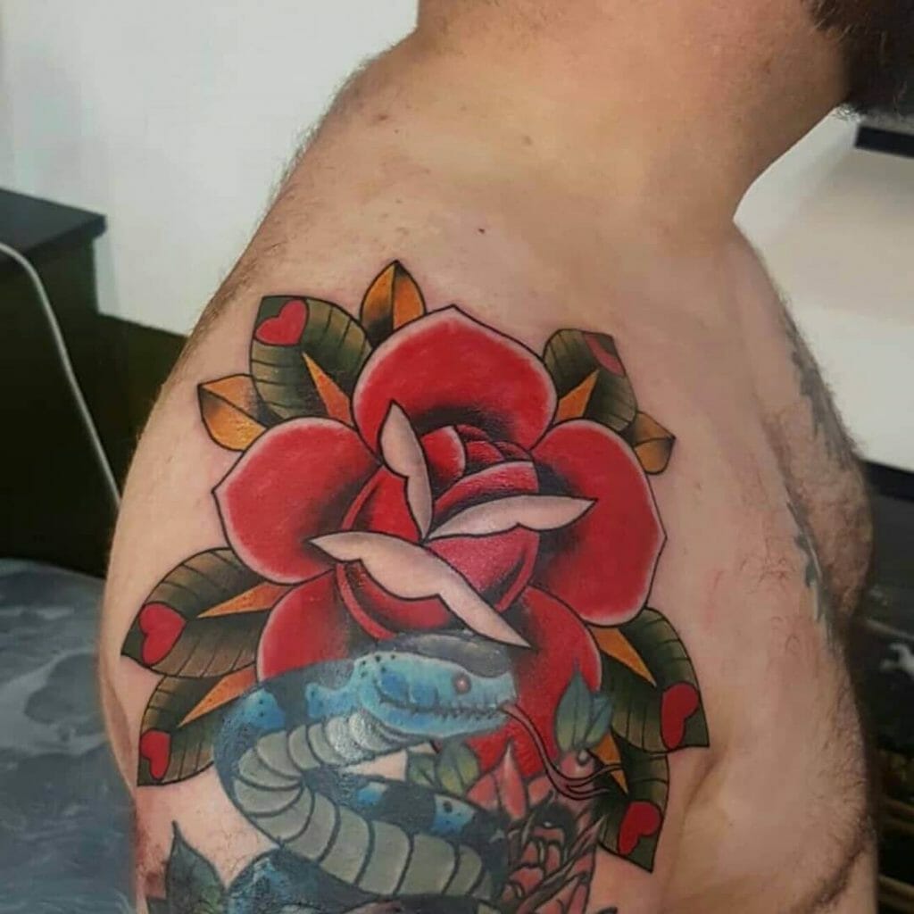Aufwendige Rose Tattoo-Ideen